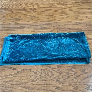 TEAL VELVET FABRIC ~ 1 YARD